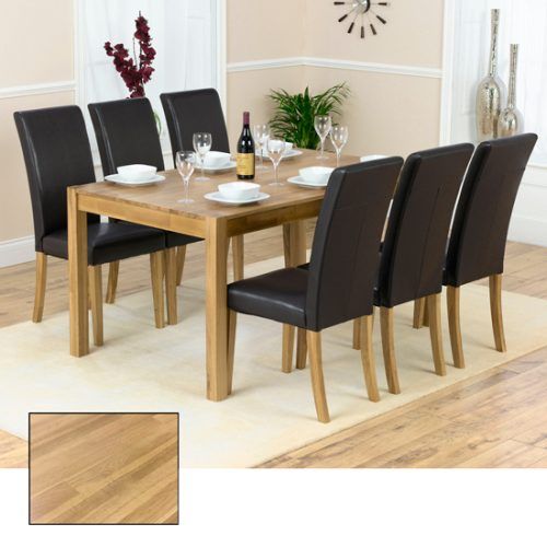 Solid Oak Dining Tables And 6 Chairs (Photo 3 of 20)
