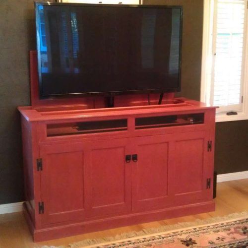 Red Tv Cabinets (Photo 15 of 20)
