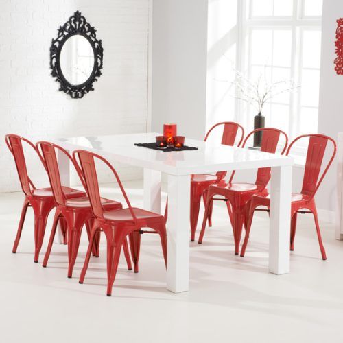 Red Gloss Dining Tables (Photo 17 of 20)
