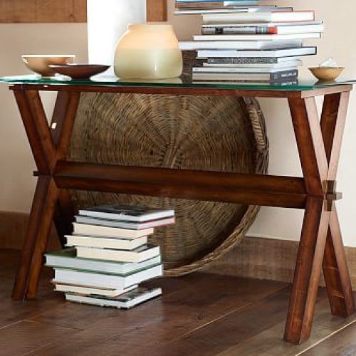 Espresso Wood Trunk Console Tables (Photo 16 of 20)