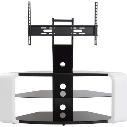 White Cantilever Tv Stands (Photo 11 of 20)