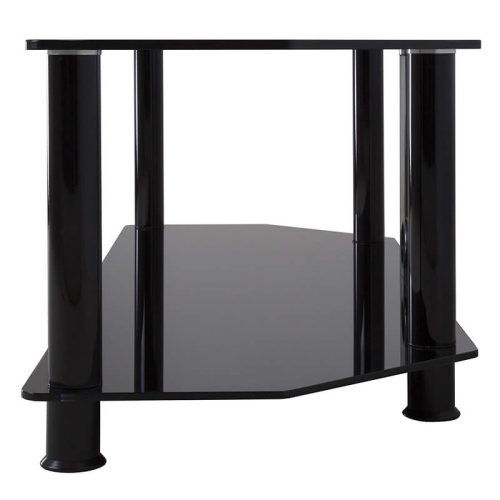 Tv Stands Fwith Tv Mount Silver/Black (Photo 19 of 20)