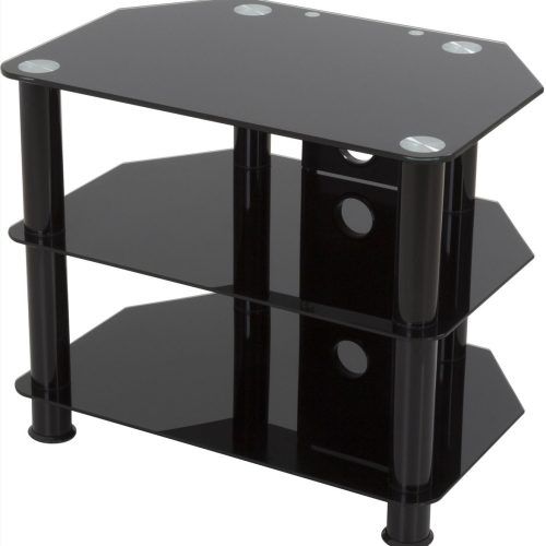 Tier Entertainment Tv Stands In Black (Photo 5 of 20)