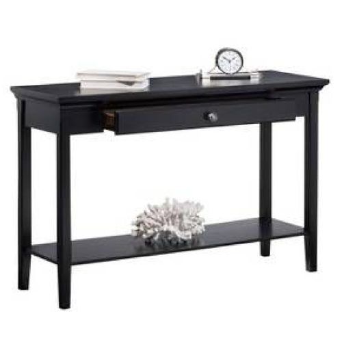 Oval Aged Black Iron Console Tables (Photo 11 of 20)