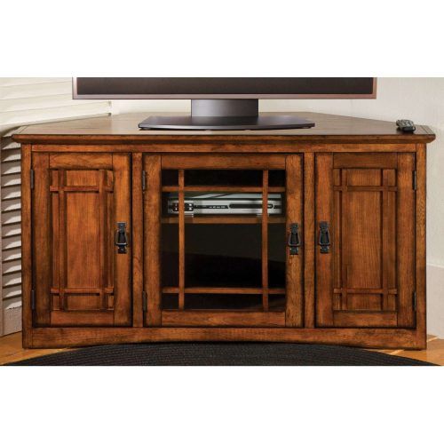 Wooden Tv Cabinets With Glass Doors (Photo 11 of 20)