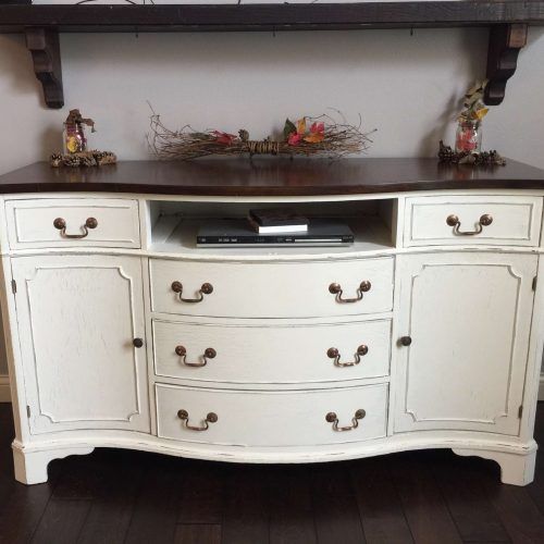 Distressed Buffet Sideboards (Photo 14 of 20)