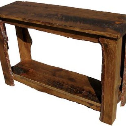 Rustic Barnside Console Tables (Photo 2 of 20)