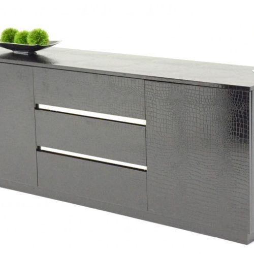 Modern Lacquer 2-Door 3-Drawer Buffets (Photo 12 of 20)