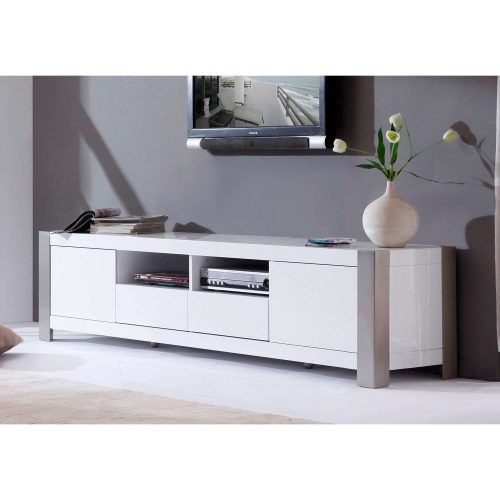 Gloss White Tv Stands (Photo 12 of 15)