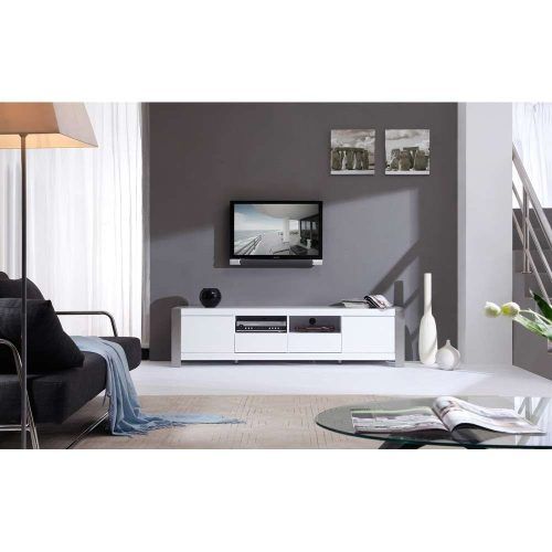 High Gloss White Tv Stands (Photo 7 of 15)