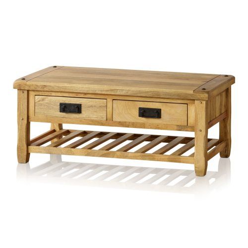 Natural 2-Drawer Shutter Coffee Tables (Photo 1 of 20)