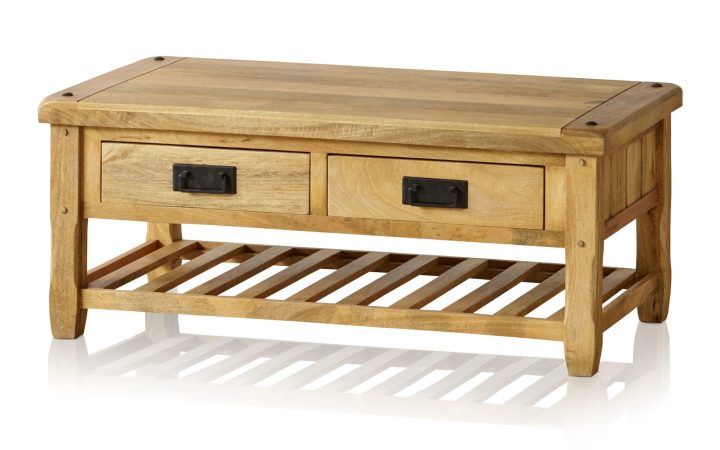 Top 20 of Natural 2-drawer Shutter Coffee Tables