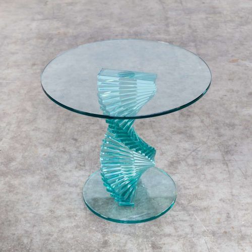 Spiral Glass Coffee Table (Photo 5 of 20)