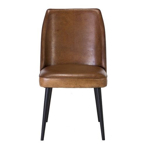Brown Leather Dining Chairs (Photo 5 of 20)