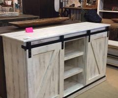 2024 Latest Rustic White Tv Stands