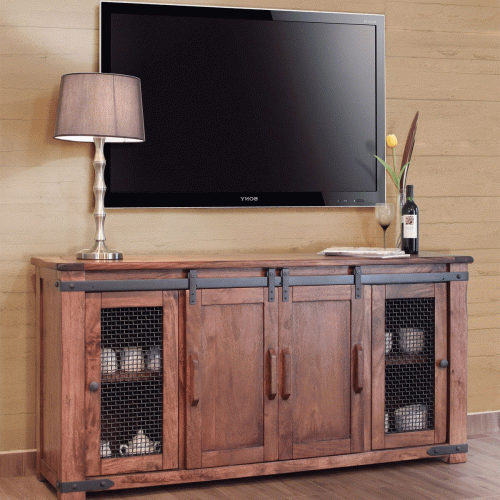 Rustic Red Tv Stands (Photo 7 of 15)