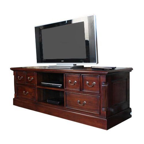 Corner Tv Stands For Tvs Up To 48" Mahogany (Photo 15 of 20)