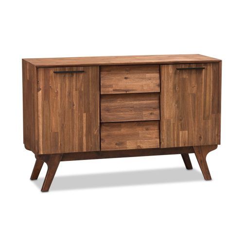 Mid-Century 3-Cabinet Buffets (Photo 5 of 20)