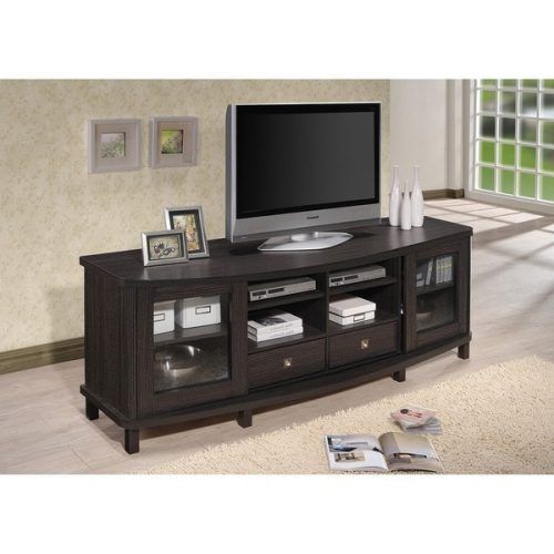 Modern Black Floor Glass Tv Stands For Tvs Up To 70 Inch (Photo 18 of 20)