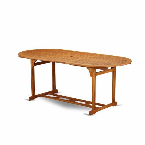 Folcroft Acacia Solid Wood Dining Tables (Photo 4 of 20)