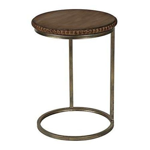 Antique Brass Round Console Tables (Photo 5 of 20)