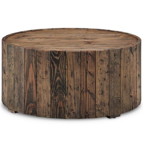 Rustic Round Coffee Tables (Photo 10 of 20)