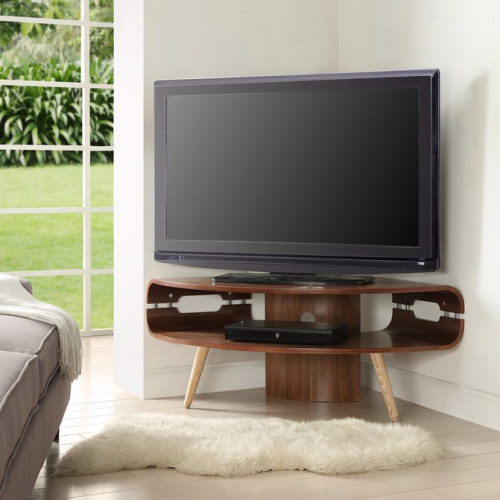 Woven Paths Transitional Corner Tv Stands With Multiple Finishes (Photo 5 of 20)