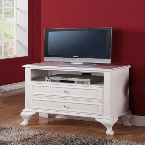 Small White Tv Stands (Photo 14 of 15)