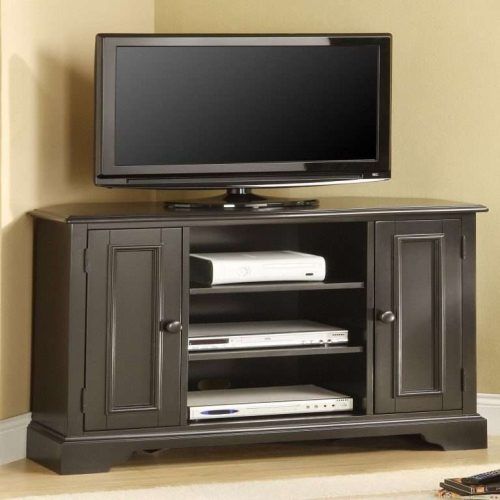 Solid Wood Black Tv Stands (Photo 7 of 15)