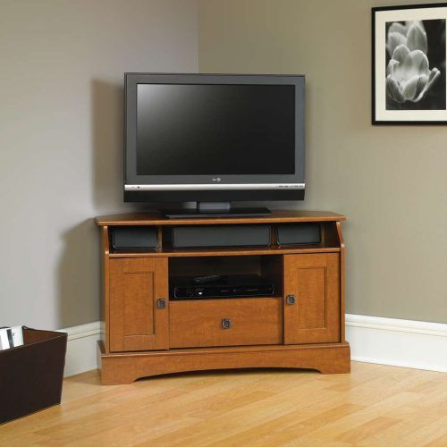 Corner Tv Cabinets For Flat Screens With Doors (Photo 16 of 20)