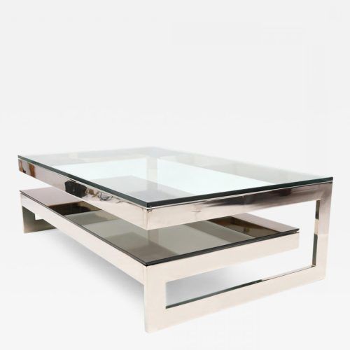 Chrome And Glass Modern Coffee Tables (Photo 17 of 20)