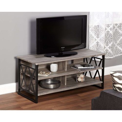 Reclaimed Wood And Metal Tv Stands (Photo 11 of 15)