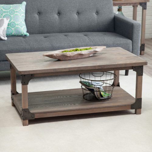 Gray Driftwood Storage Coffee Tables (Photo 7 of 20)