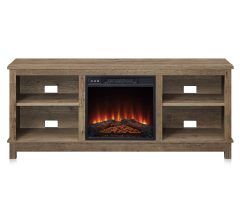 Top 20 of Fireplace Media Console Tv Stands with Weathered Finish