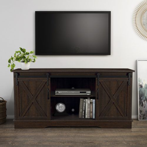 Modern Black Tabletop Tv Stands (Photo 8 of 20)