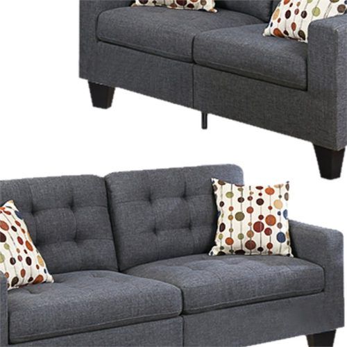 Modern Linen Fabric Sofa Sets (Photo 20 of 20)