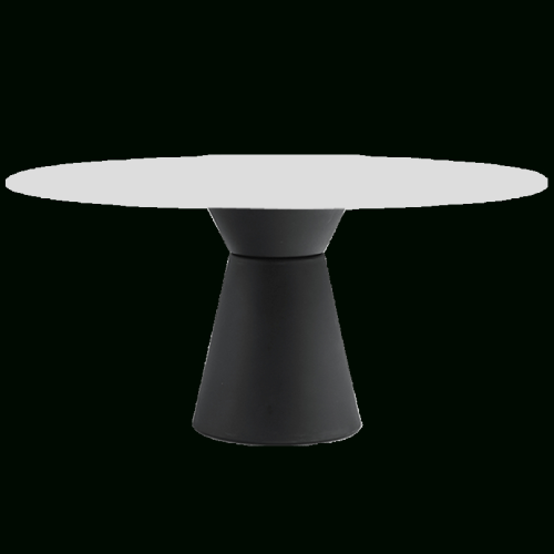Bentham 47" L Round Stone Breakroom Tables (Photo 5 of 20)