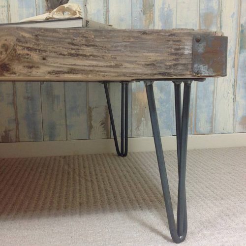 Gray Driftwood And Metal Coffee Tables (Photo 8 of 20)