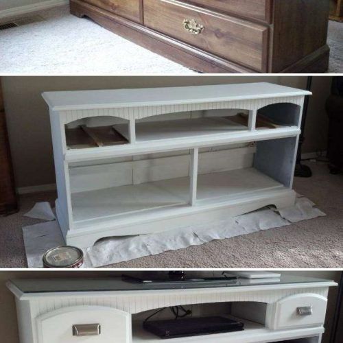 Rustic White Tv Stands (Photo 14 of 20)