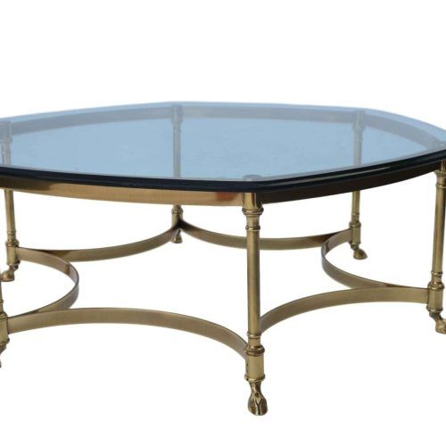 Antique Brass Glass Coffee Tables (Photo 14 of 20)