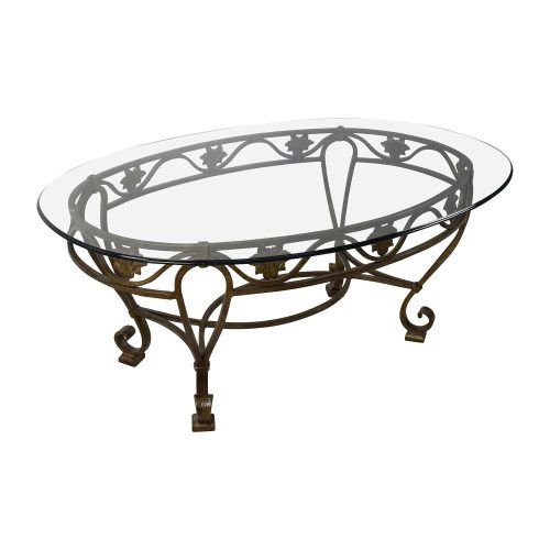 Antique Glass Top Coffee Tables (Photo 4 of 20)
