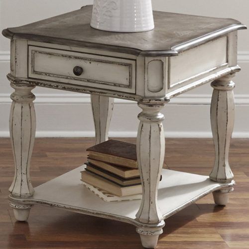 Antique White Black Coffee Tables (Photo 11 of 20)