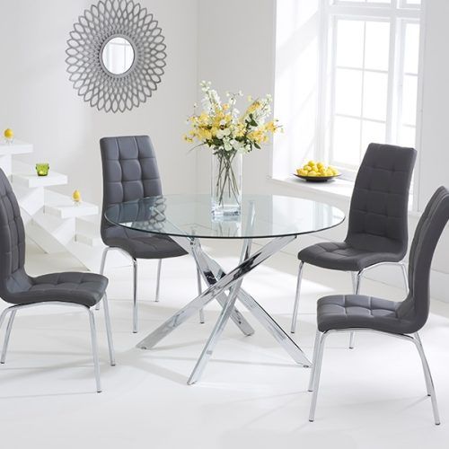 Dining Tables With Grey Chairs (Photo 8 of 20)