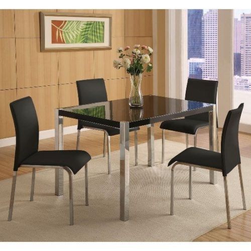 Black Gloss Dining Room Furniture (Photo 7 of 20)