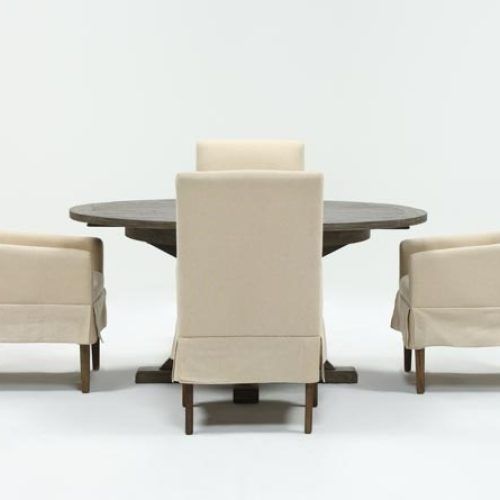 Combs 5 Piece 48 Inch Extension Dining Sets With Mindy Side Chairs (Photo 1 of 20)