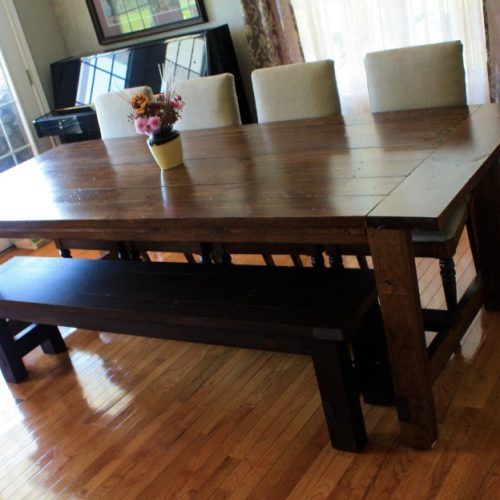 Dark Brown Wood Dining Tables (Photo 10 of 20)