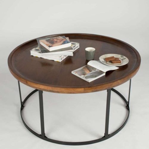 Dark Wood Round Coffee Tables (Photo 1 of 20)