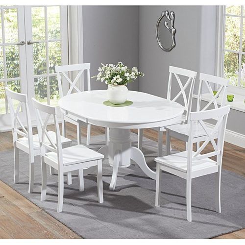 White Oval Extending Dining Tables (Photo 17 of 20)