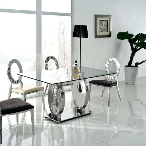 Glass Dining Tables And Chairs (Photo 11 of 20)