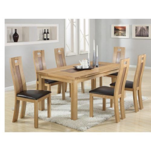Solid Oak Dining Tables And 6 Chairs (Photo 6 of 20)